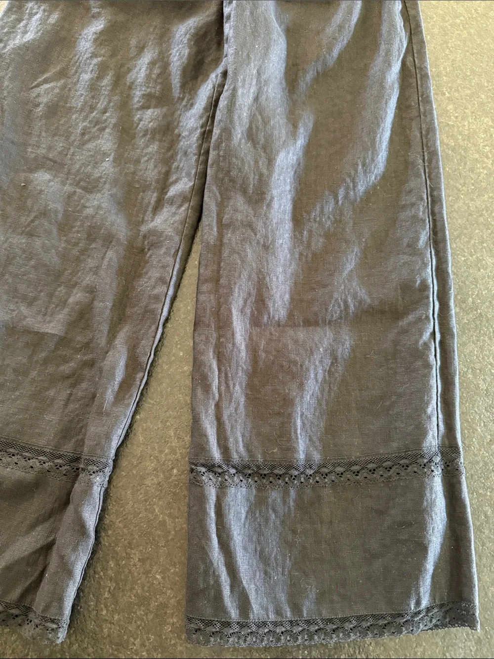 Reformation Violet Linen Two Piece